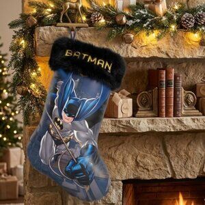 Batman Cristmas Stocking – DC Comics Superhero Holiday Decor